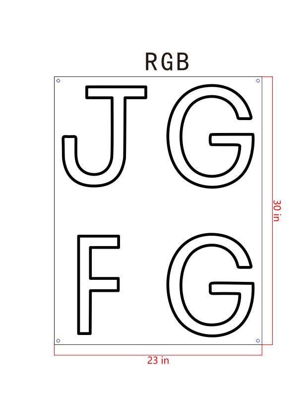 JGFG Custom RGB Neon Sign
