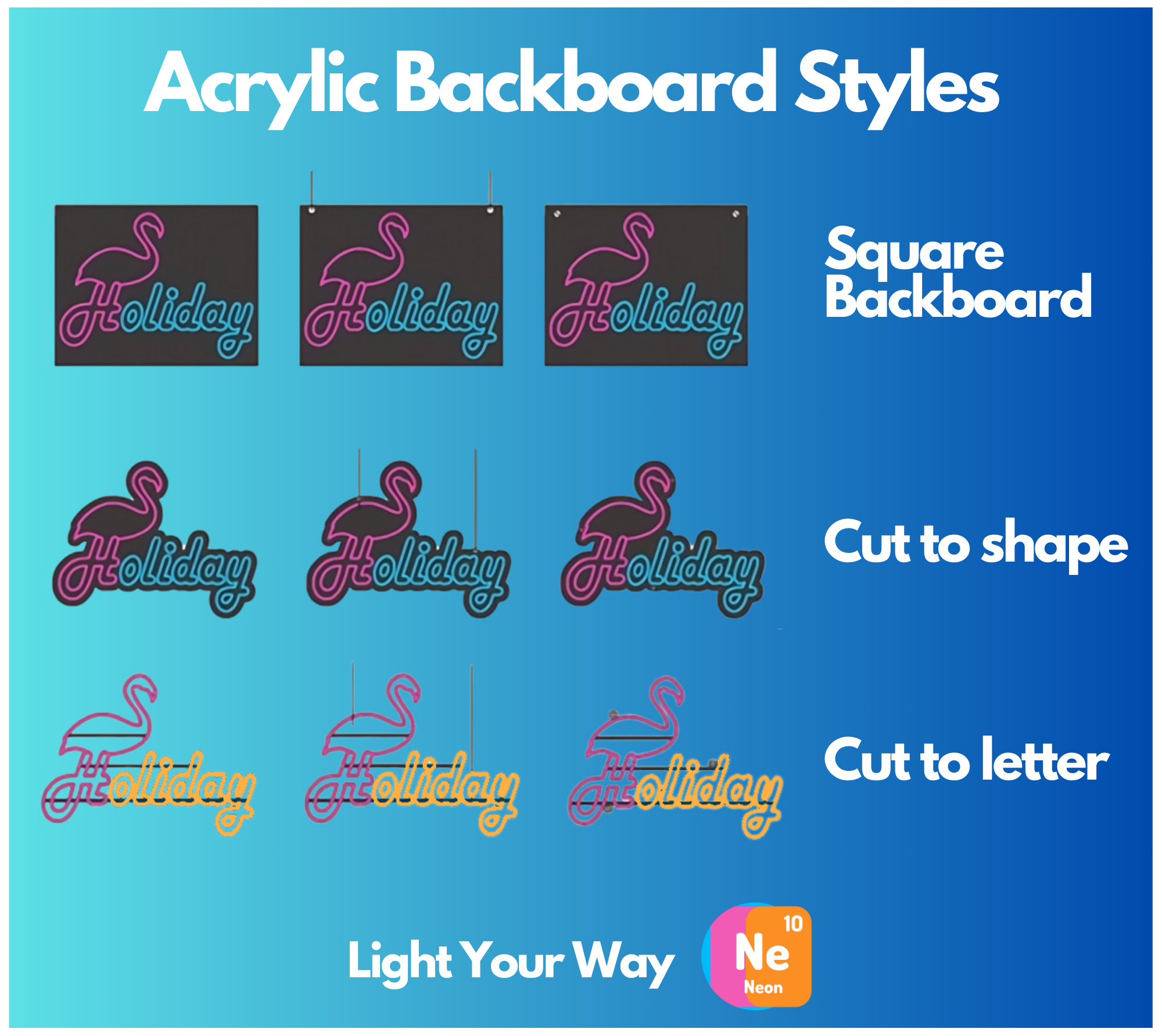 Social - music - eats - cocktails | Custom Neon Signs for Alex - Light Your Way