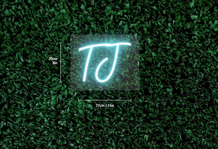 Denise and TJ Custom Neon Sign