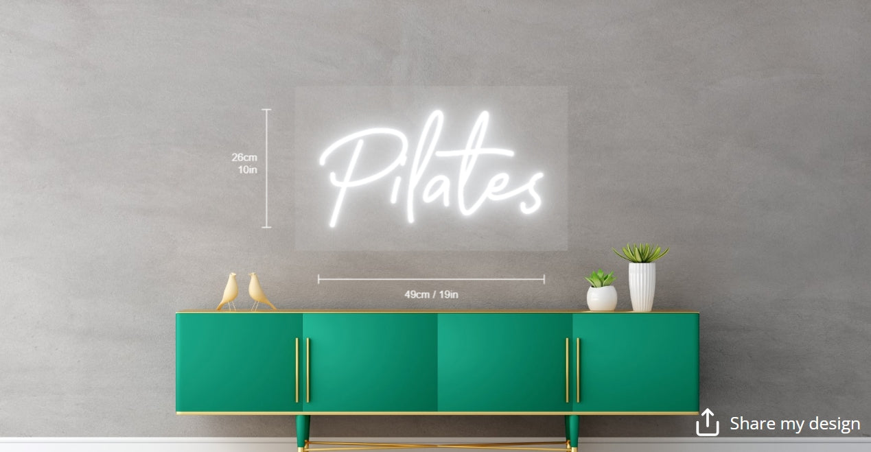 Pilates Custom Neon Sign