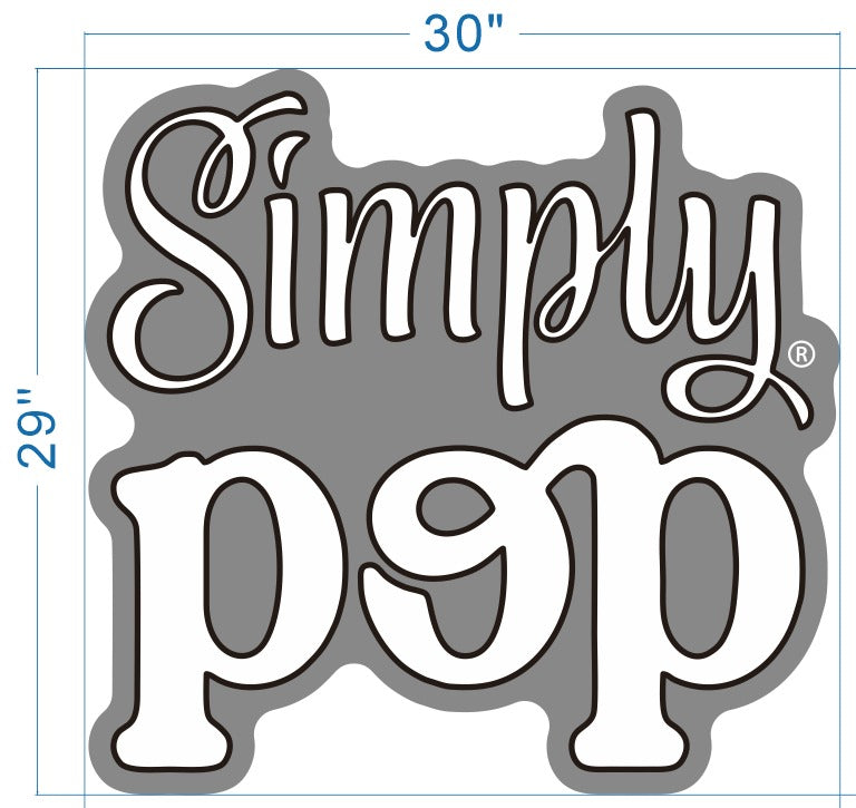 Simply Pop Custom UV Printed Neon Sign