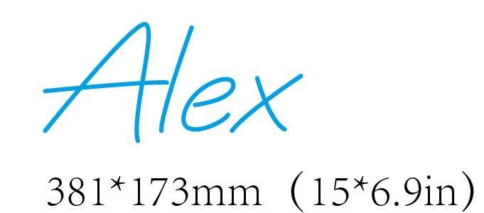 Alex Custom Neon Sign - Light Your Way