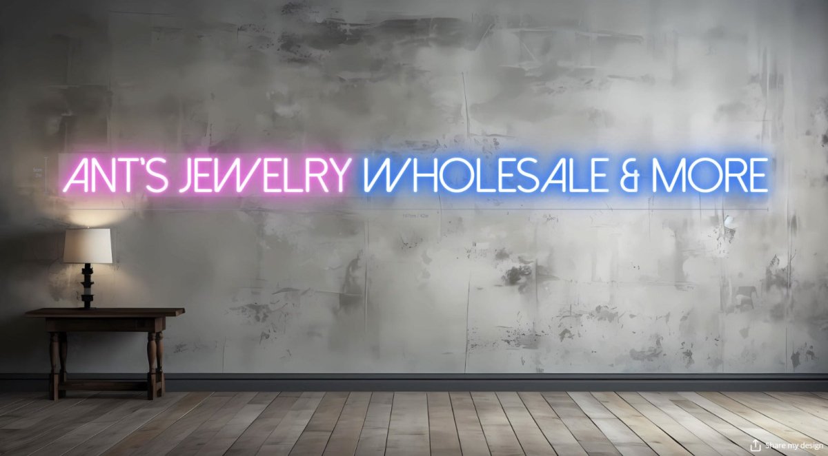Ant's Jewelry Wholesale & More Custom Neon Sign - Light Your Way