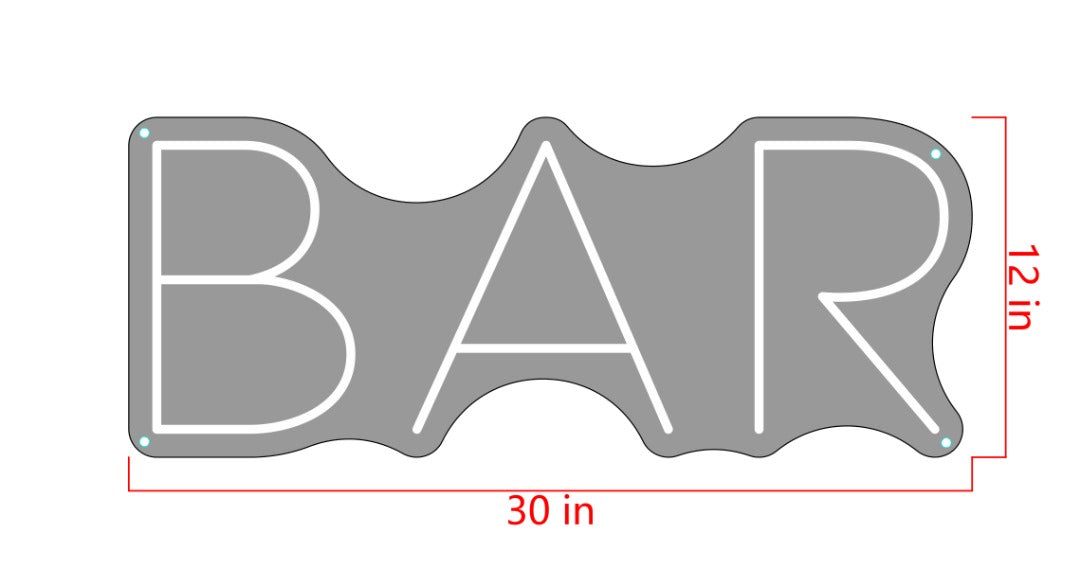 BAR Custom Neon Sign