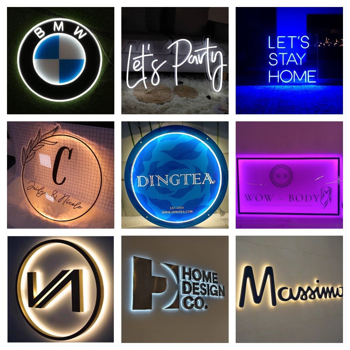 Blue Note Backlit Sign - Light Your Way
