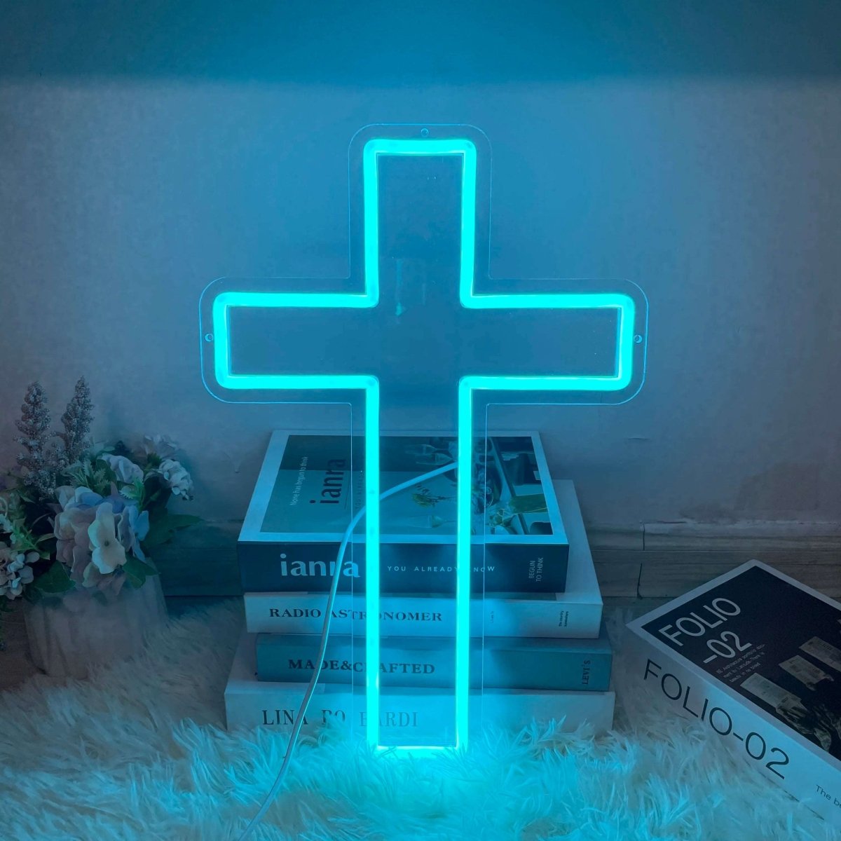 "CROSS" NEON SIGN - Light Your Way