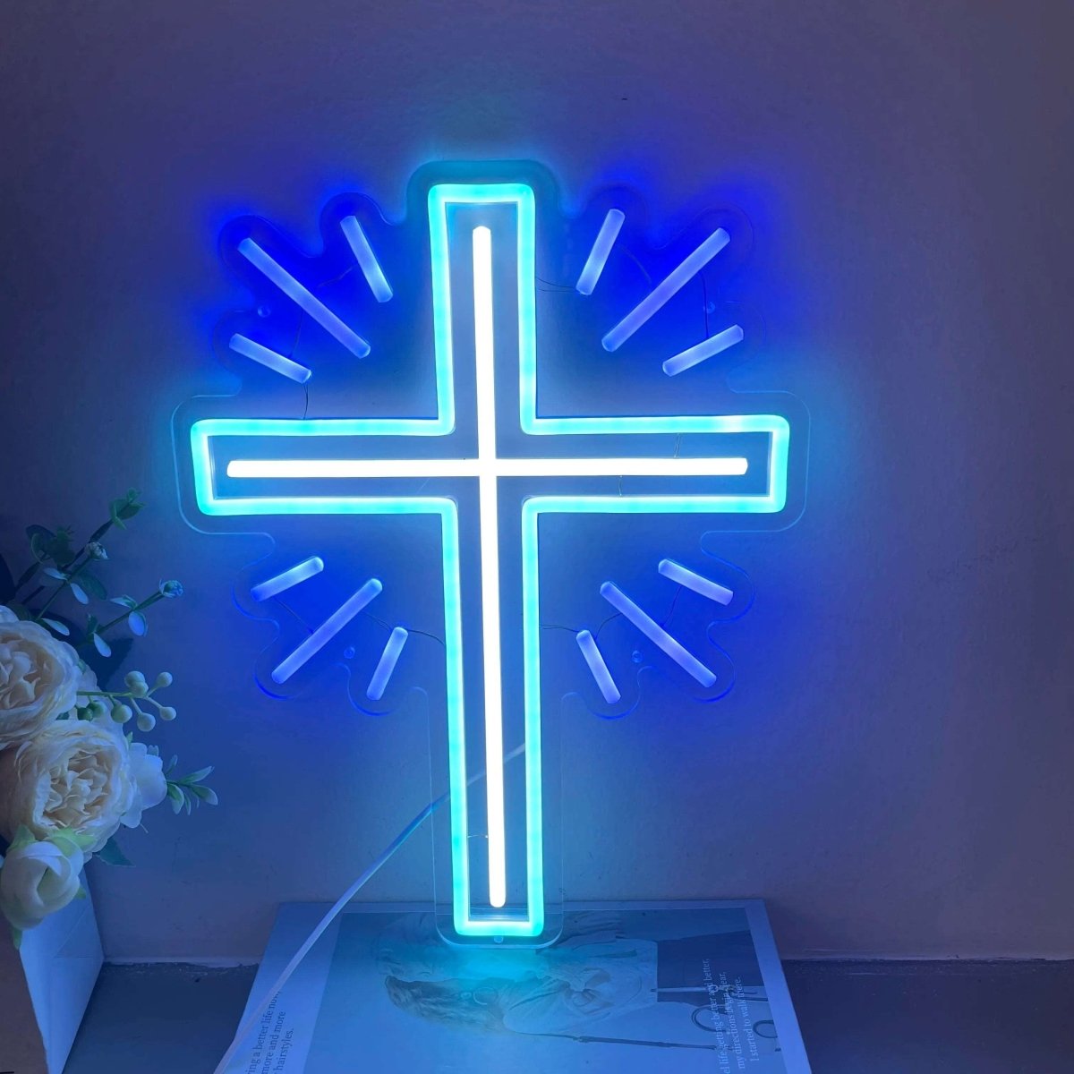 "CROSS" NEON SIGN - Light Your Way
