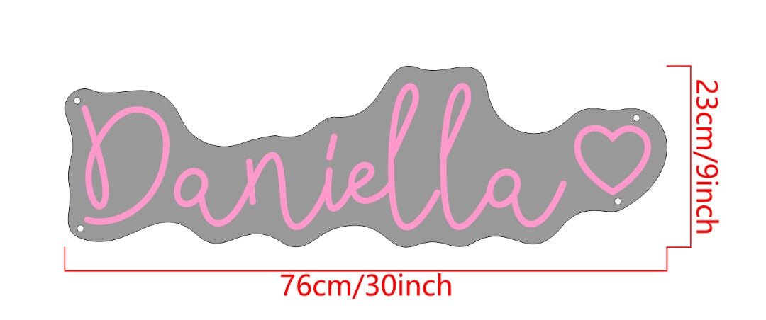 Daniella Custom Neon Sign - Light Your Way