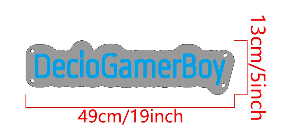 DecioGamerBoy Custom Neon Sign