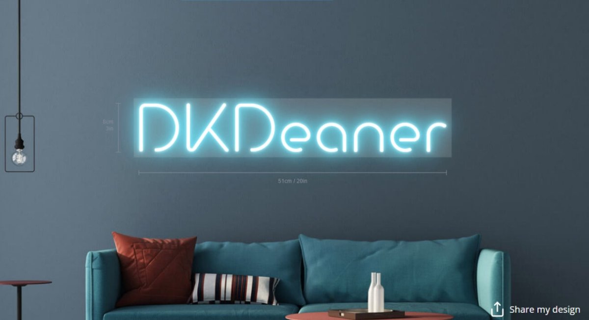 DK Deaner Custom Neon Sign - Light Your Way