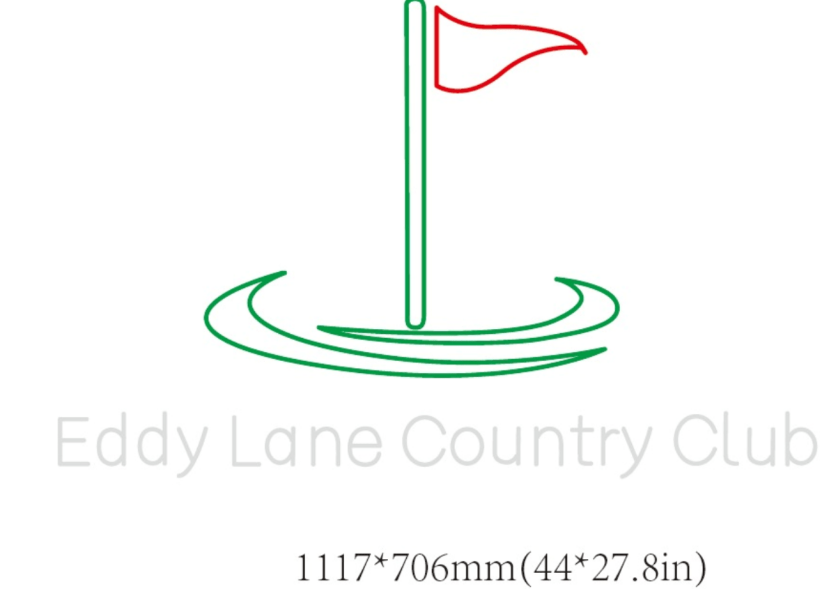 Eddy Lane Country Club Custom Neon Sign - Light Your Way