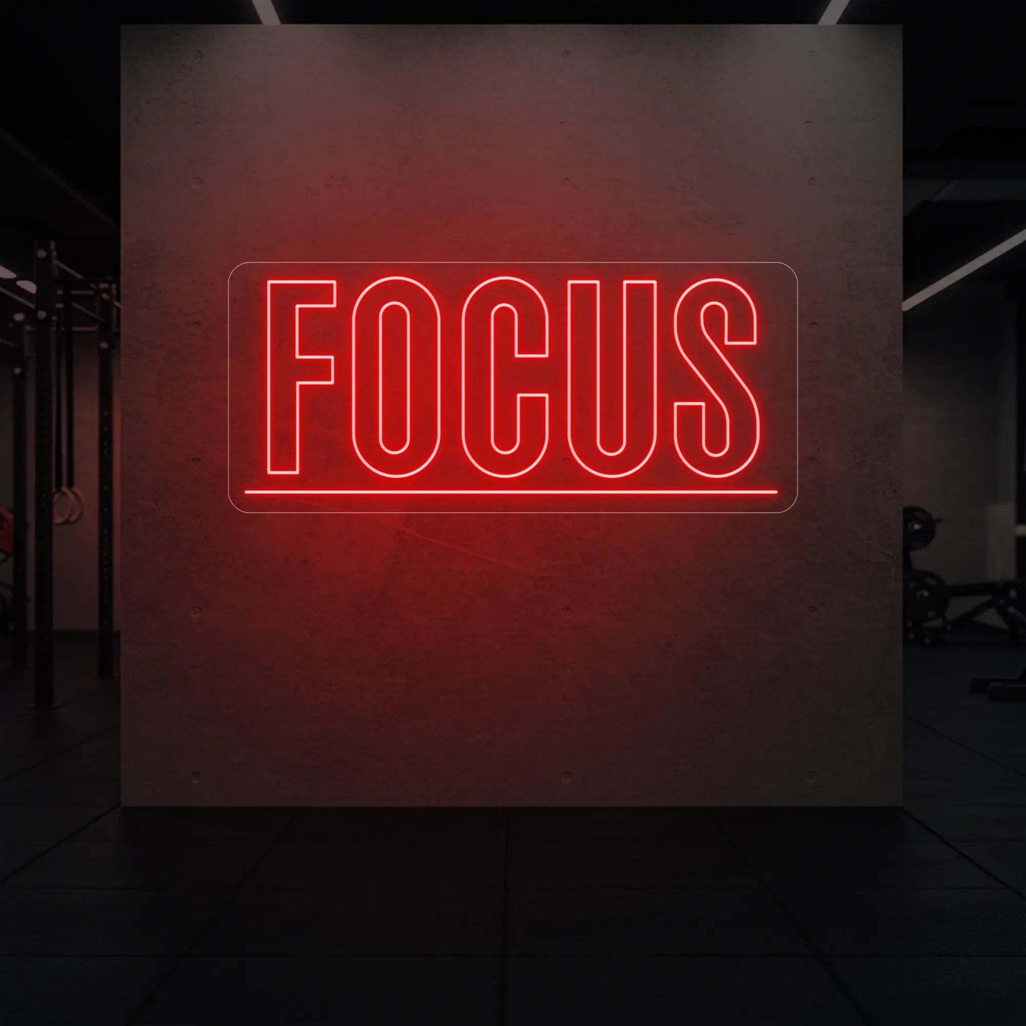 'Fortune Favours the Brave' neon sign glowing in green against a styled interior wall.