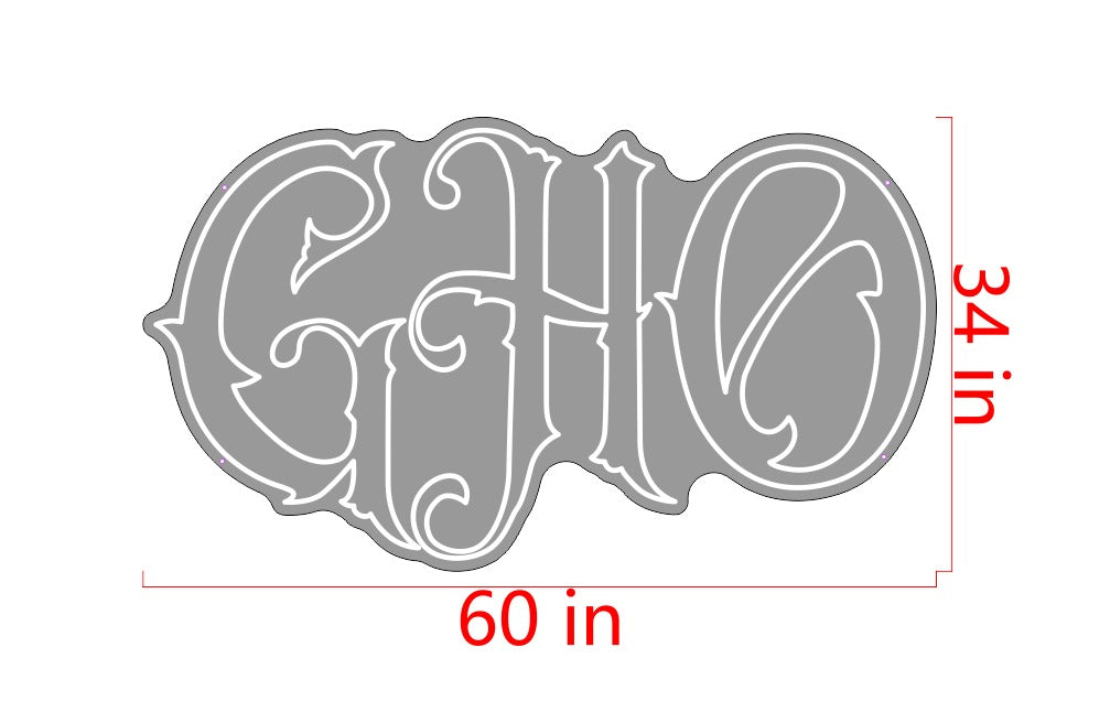 GHO Custom Neon Sign