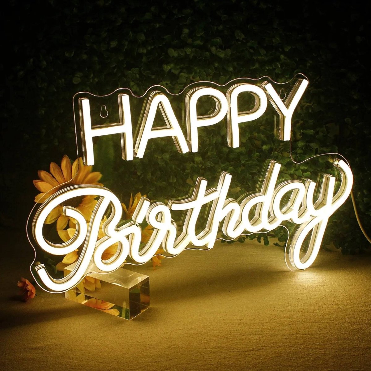 "HAPPY BIRTHDAY" NEON SIGN - Light Your Way