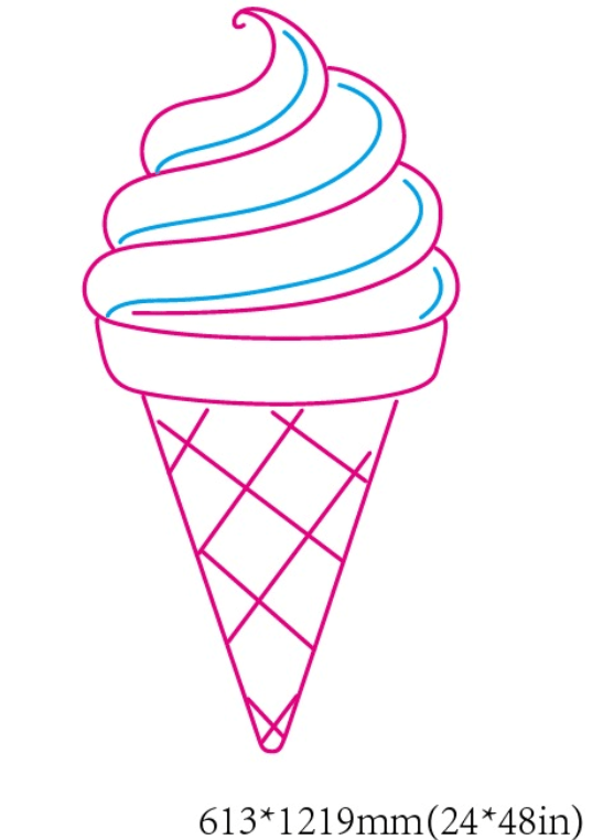 Ice Cream Custom Neon Sign - Light Your Way