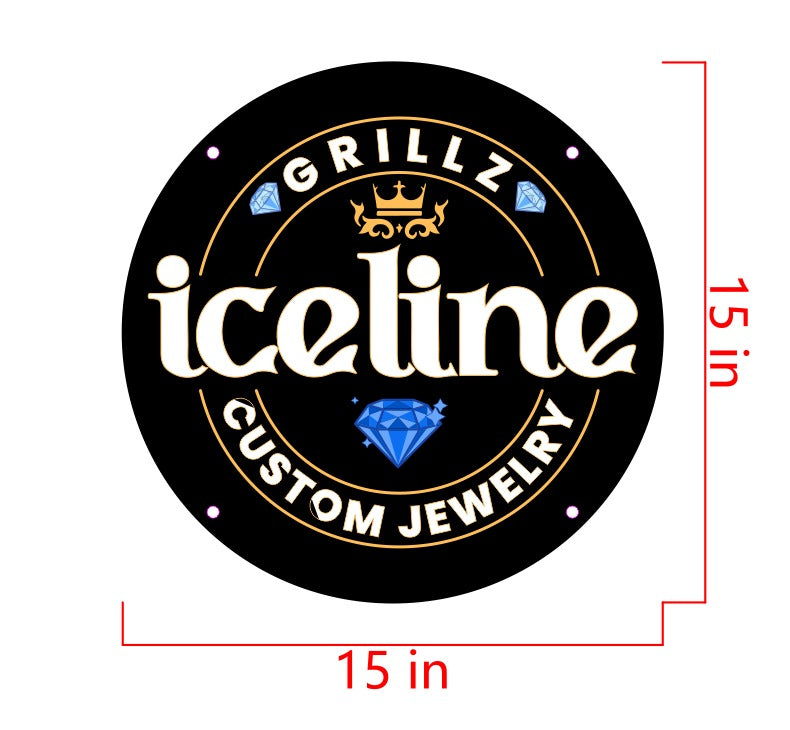 ICELINE Custom Acrylic Backlit Sign