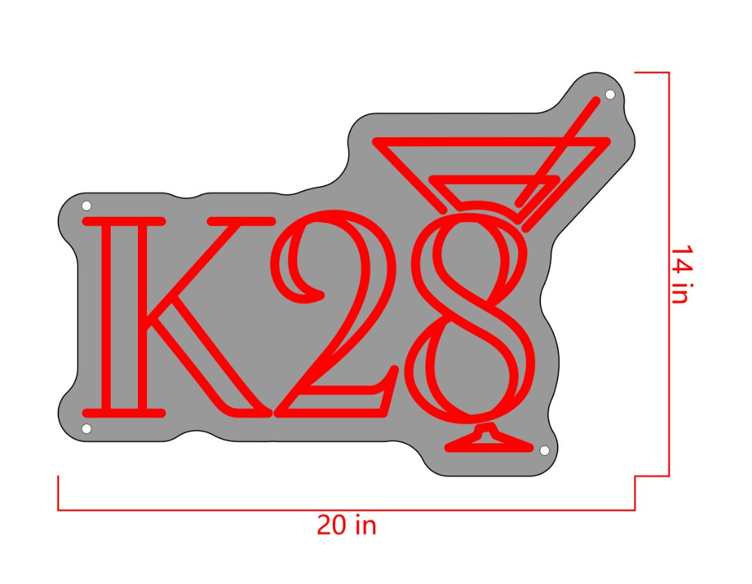K28 Custom Neon Sign