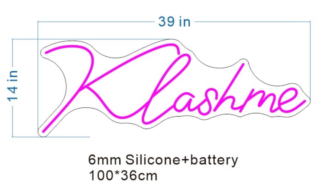 Klashme Custom Neon Sign - Light Your Way