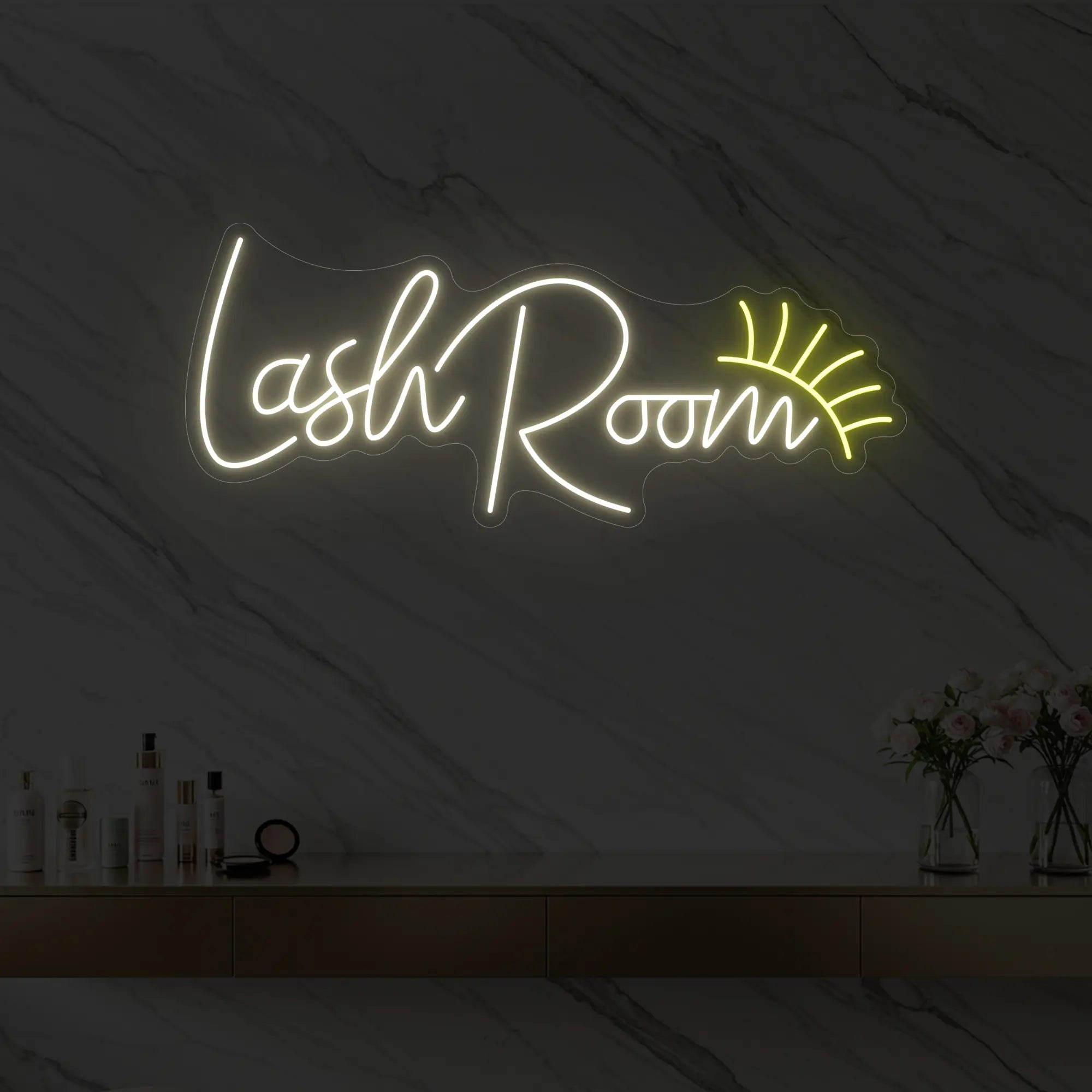 Lash Room Neon Sign | Custom LED BEAUTY SALON & SPA Sign – Light Your Way