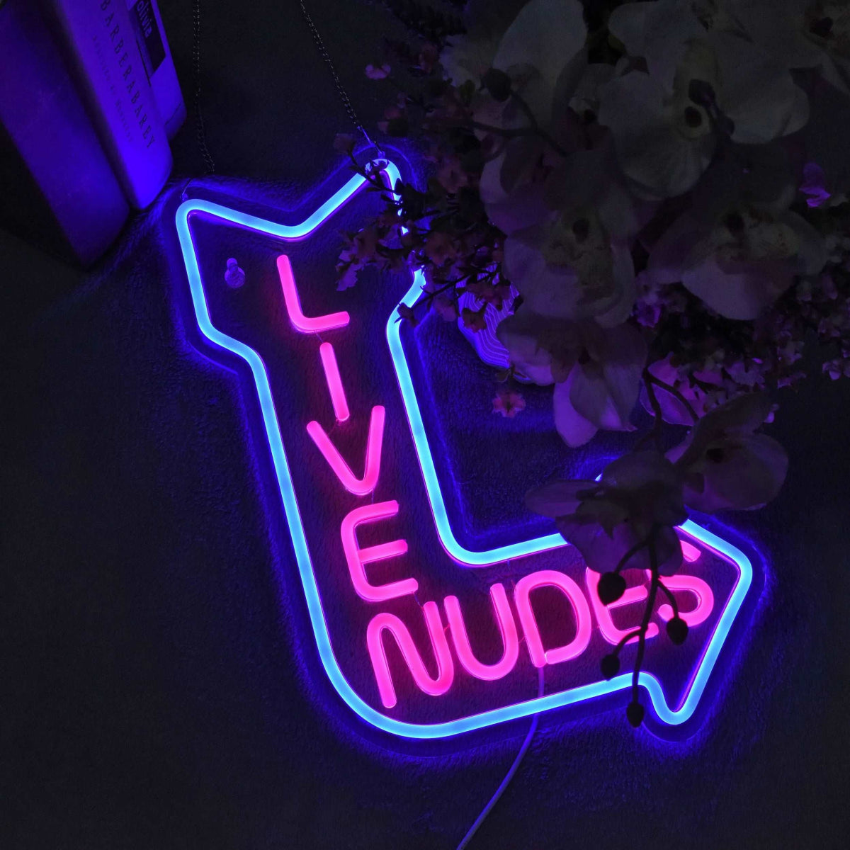 "LIVE NUDES" NEON SIGNS - Light Your Way