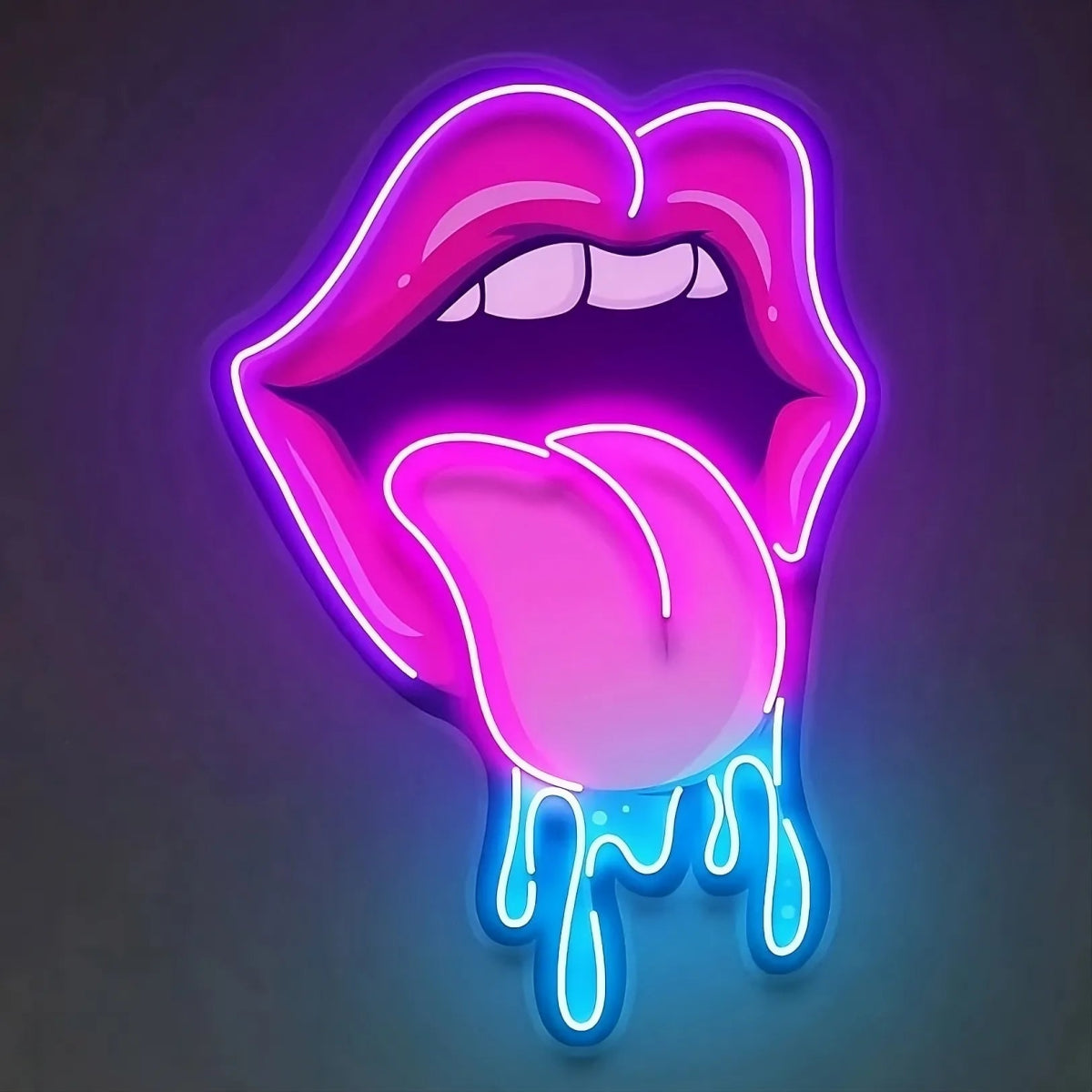 "LUCIOUS LIPS" NEON SIGN - Light Your Way
