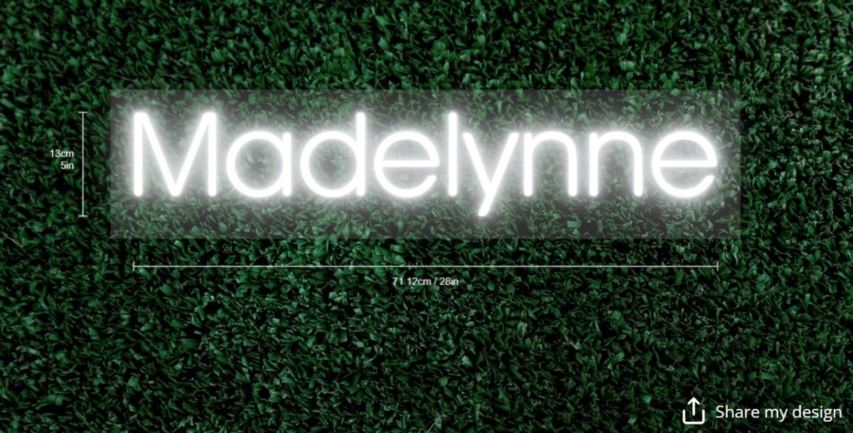 Madelynne Custom Neon Sign - Light Your Way
