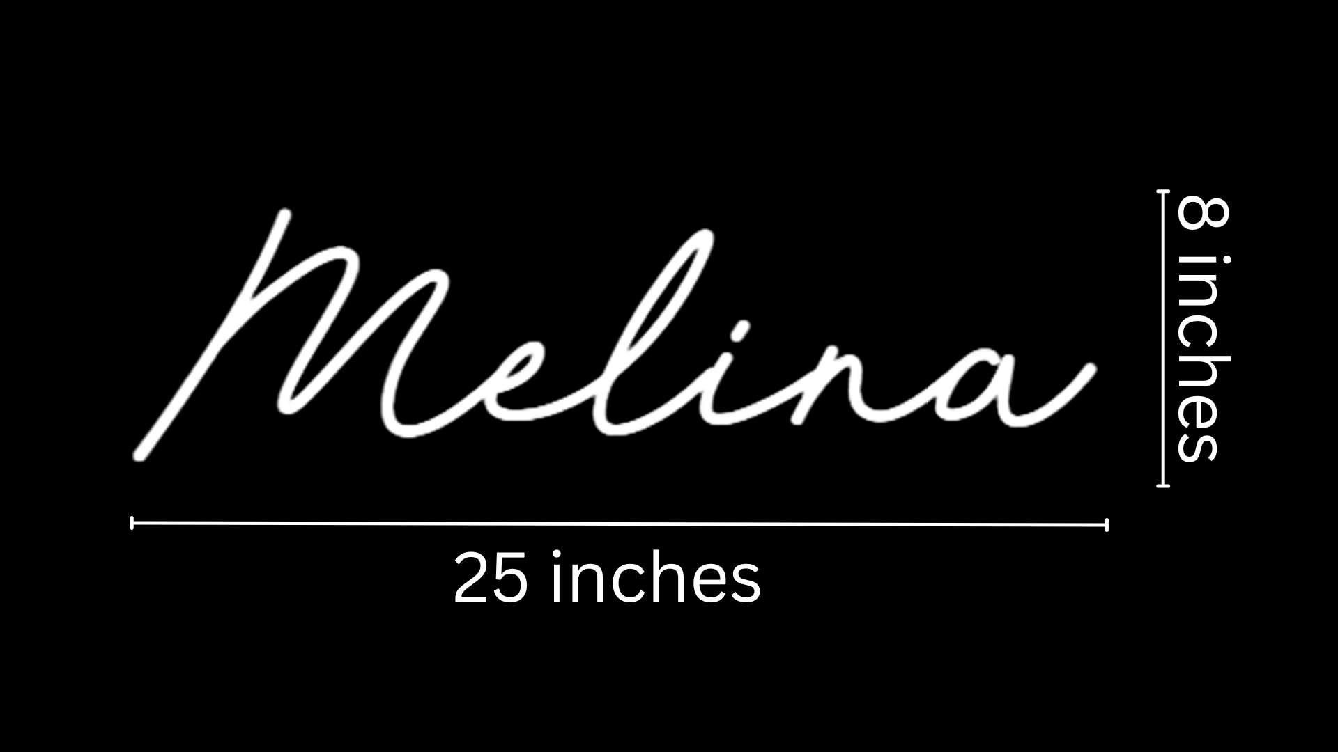 Melina Custom Neon Sign