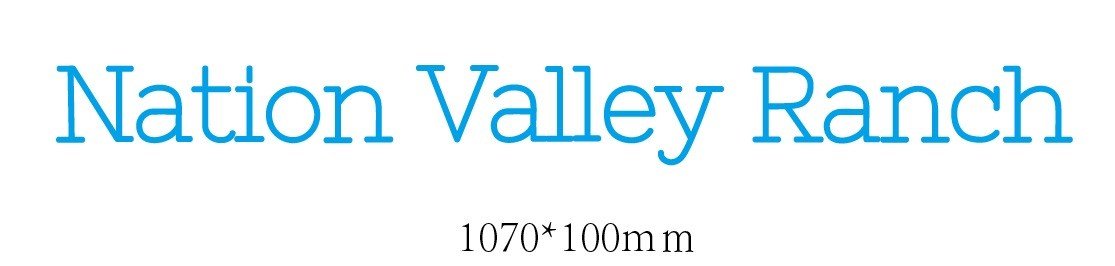Nation Valley Ranch Custom Neon Sign (Design 2) - Light Your Way