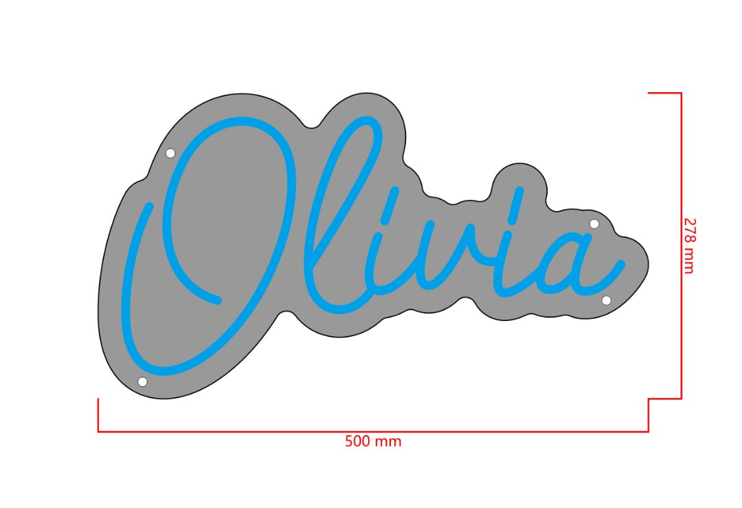 Olivia Custom Neon Sign