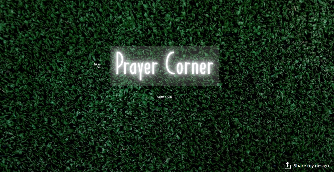 Prayer Corner Custom Neon Sign
