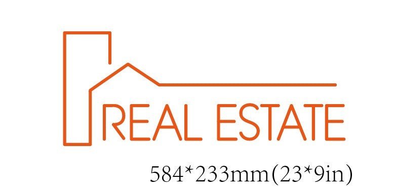 Real Estate Custom Neon Sign (Version 1) - Light Your Way