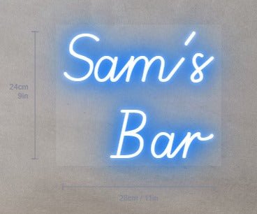 Sam's Bar Custom Neon Sign - Light Your Way