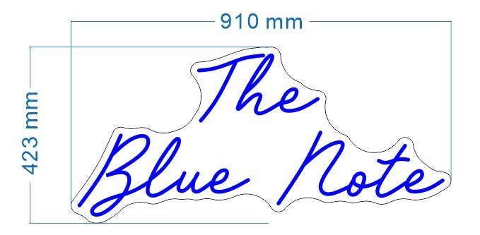 The Blue Note Custom Neon Sign - Light Your Way