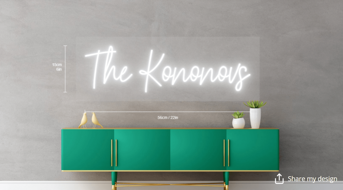 The Kononovs Custom Neon Sign - Light Your Way