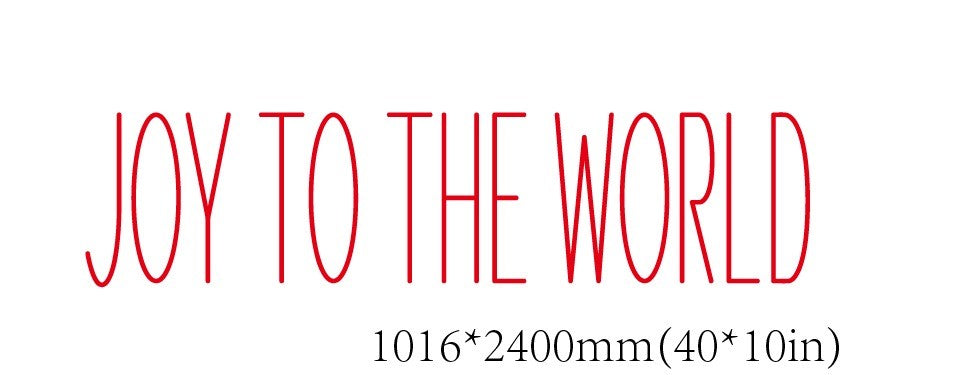 Joy to the World Custom Neon Sign