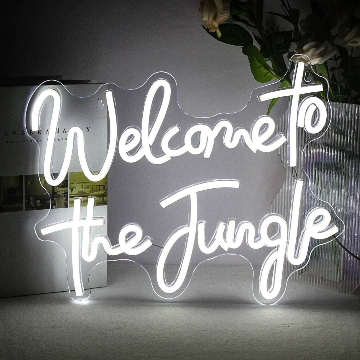 "WELCOME TO THE JUNGLE" NEON SIGN - Light Your Way