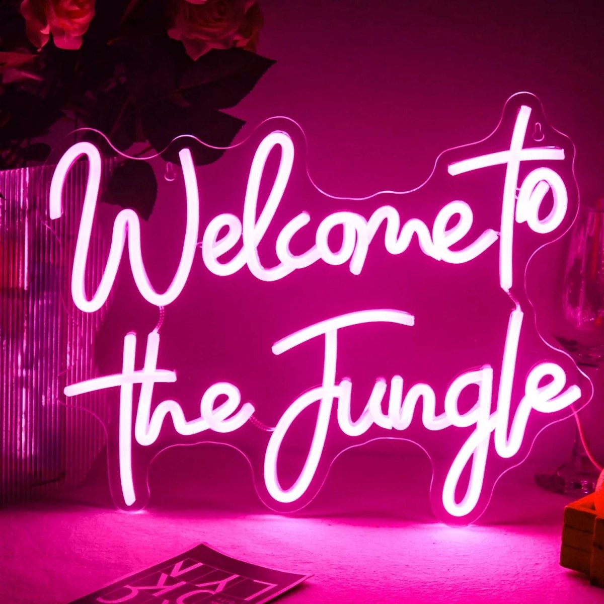 "WELCOME TO THE JUNGLE" NEON SIGN - Light Your Way