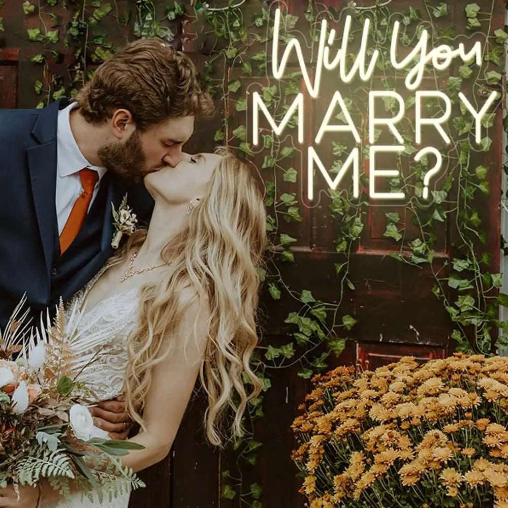 "WILL YOU MARRY ME?" NEON SIGN V2 - Light Your Way