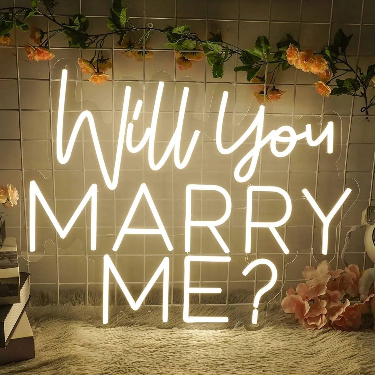 "WILL YOU MARRY ME?" NEON SIGN V2 - Light Your Way