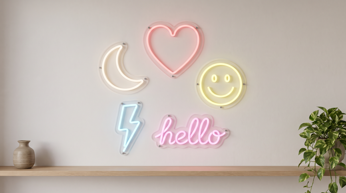 Minimalist Neon Signs