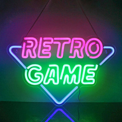 "RETRO GAME" NEON SIGN