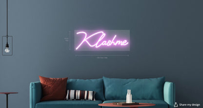 Klashme Custom Neon Sign