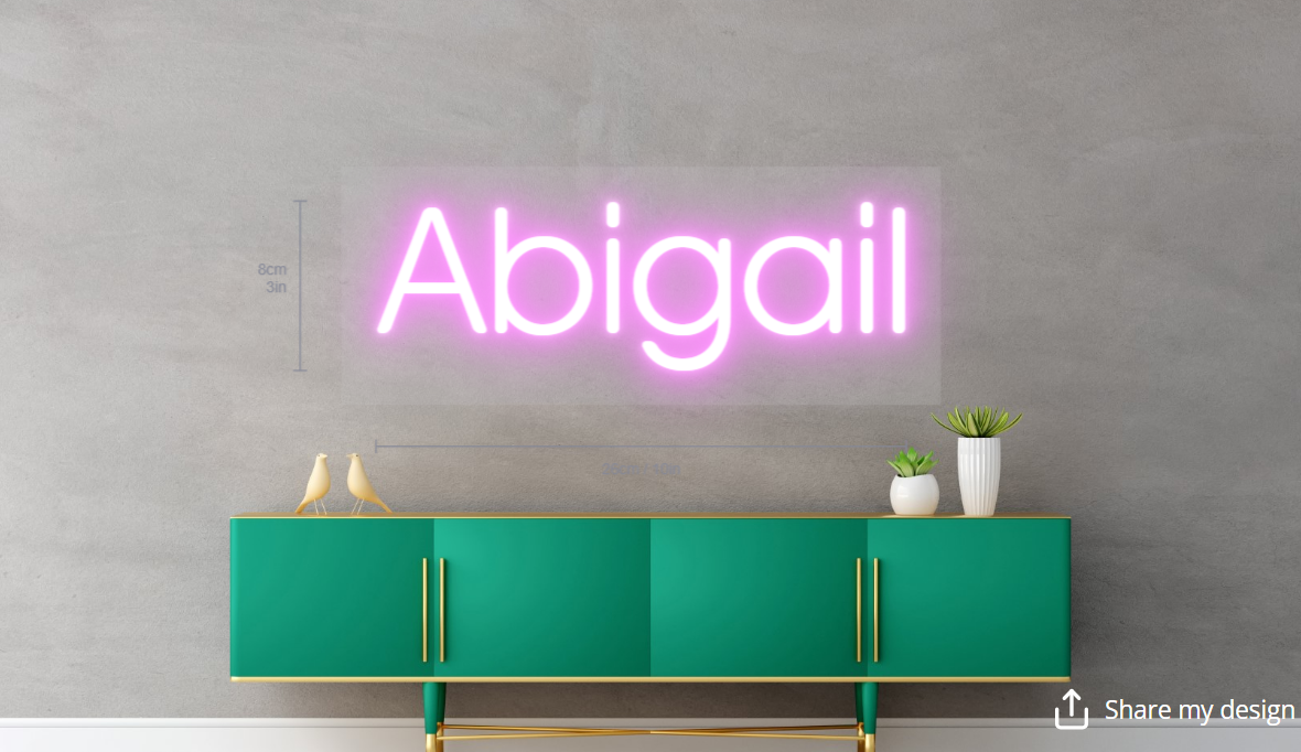 Abigail Custom Neon Sign