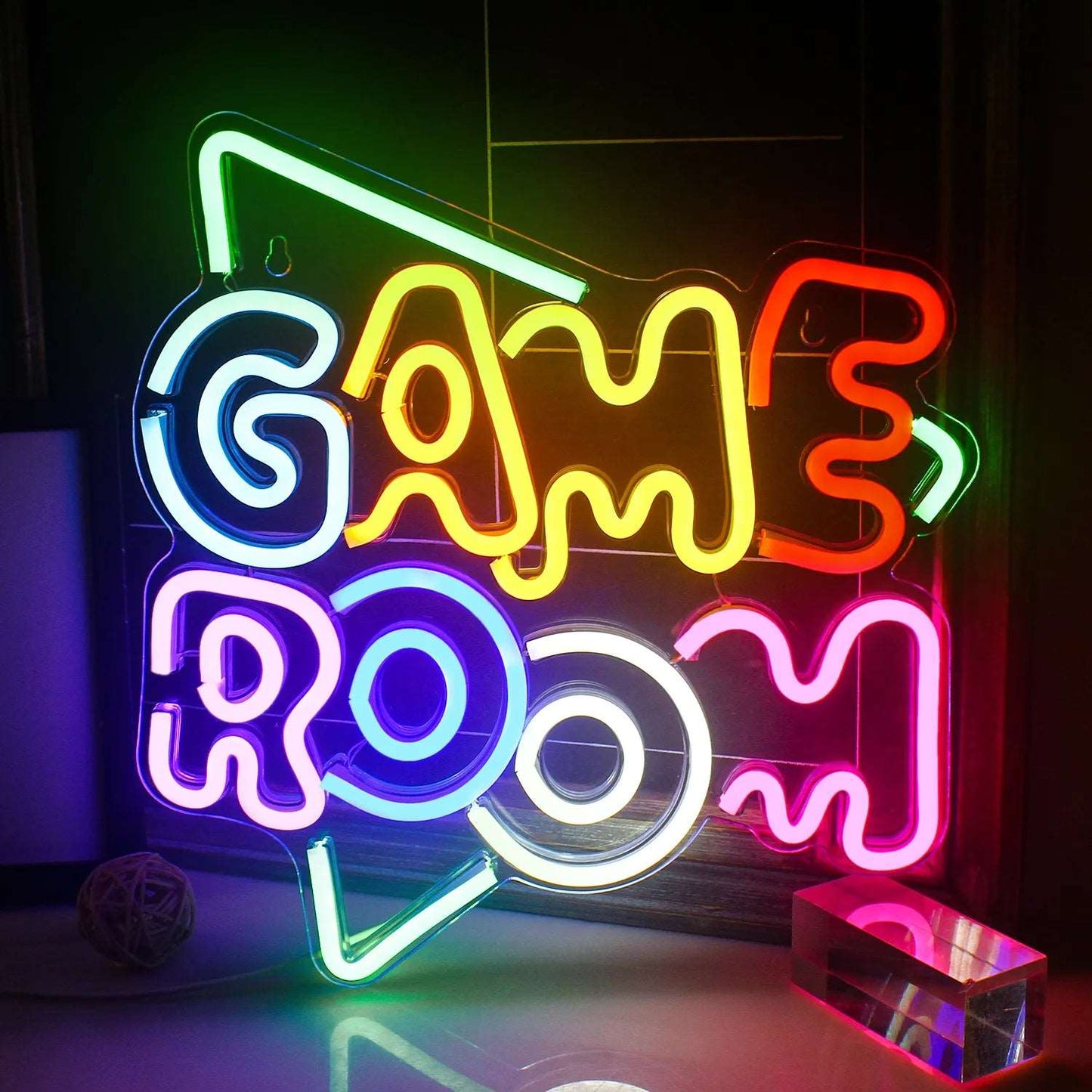 "GAME ROOM" NEON SIGN