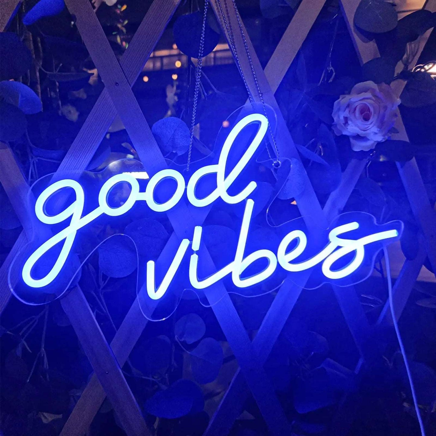 "GOOD VIBES" NEON SIGN