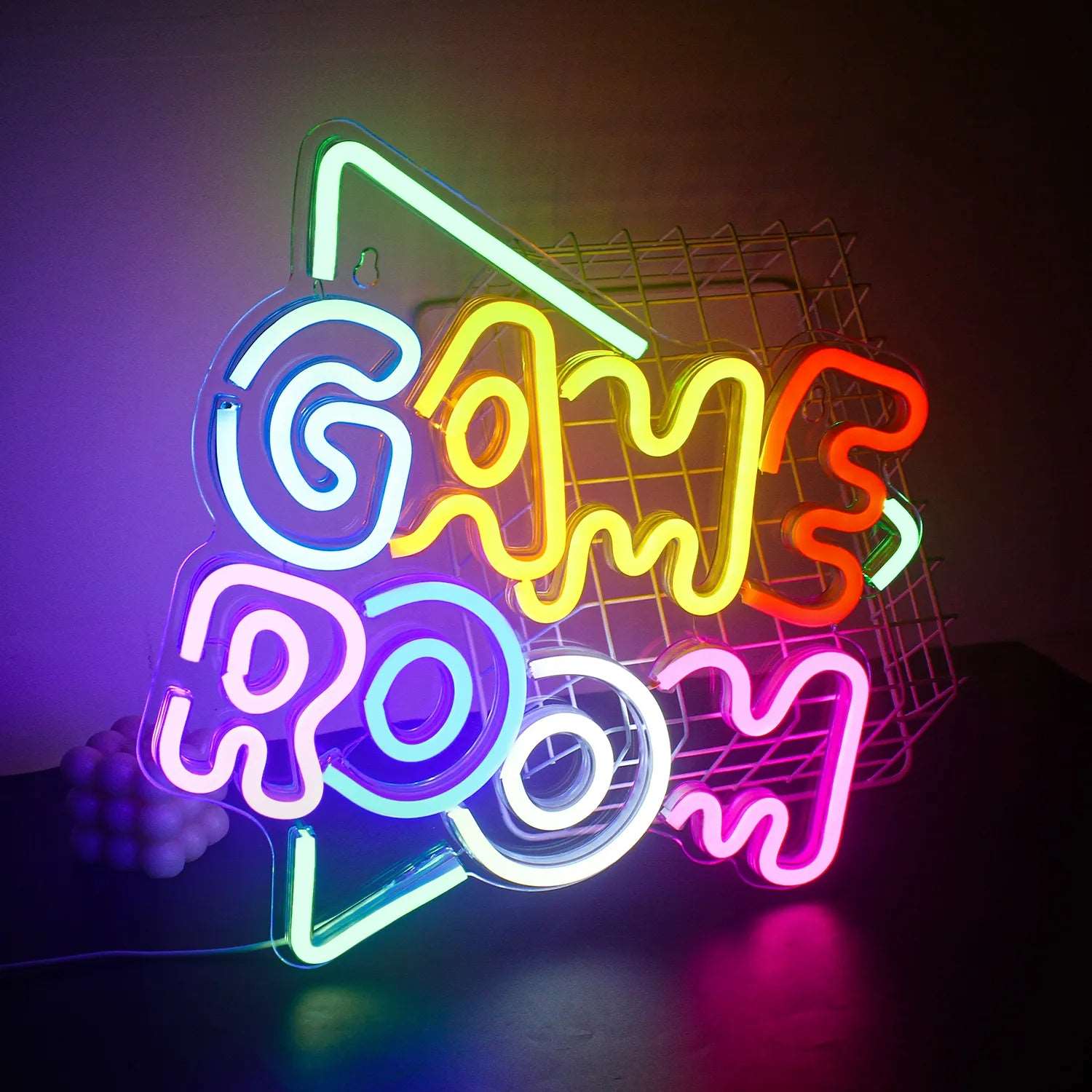 "GAME ROOM" NEON SIGN