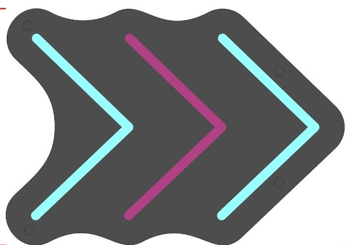 Arrows Custom Neon Sign (Smaller Version)