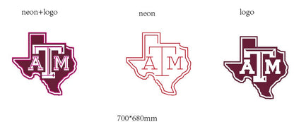 Texas A&M Custom UV Printed Logo (Size Option 2)