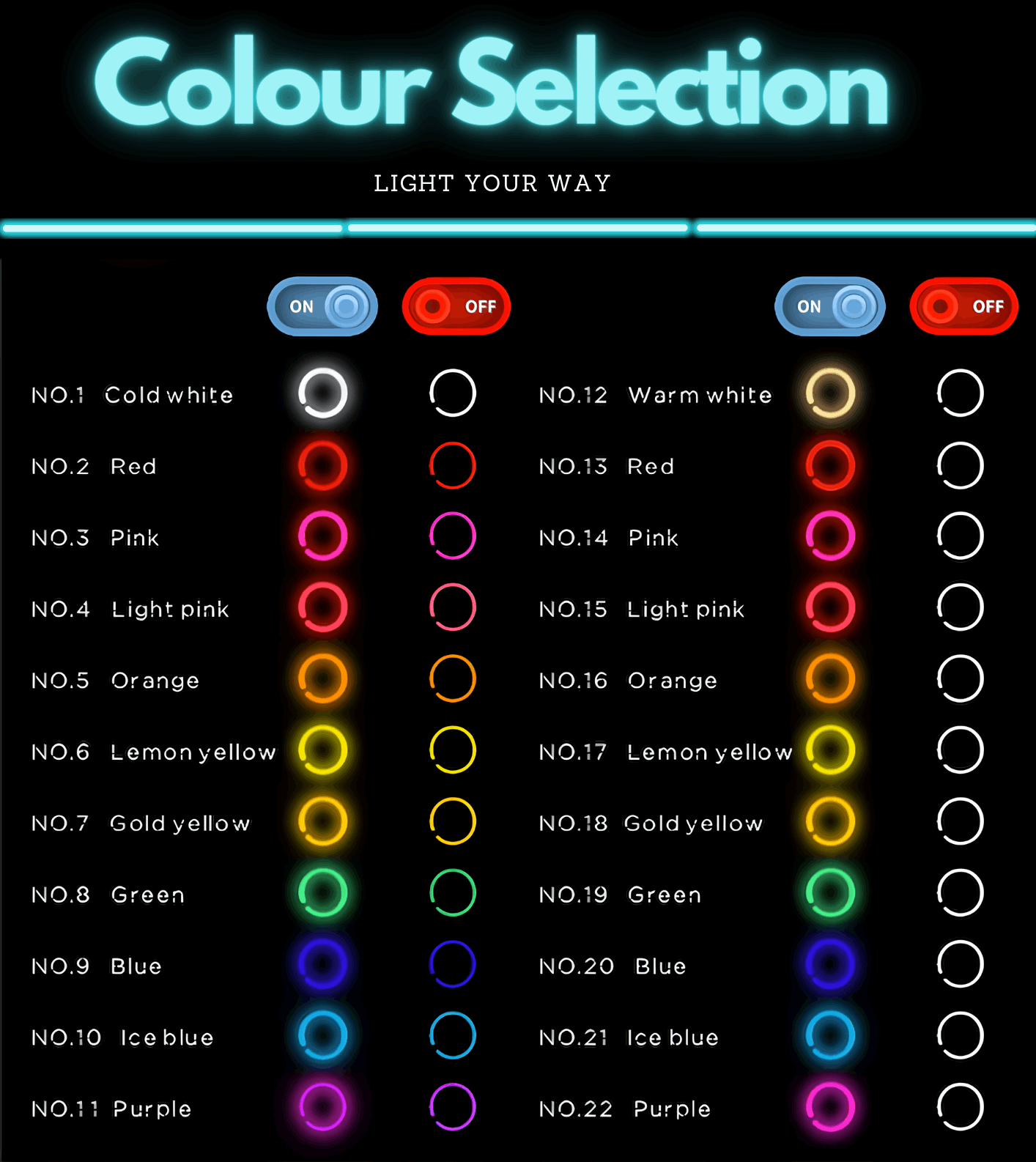 Colour Selection