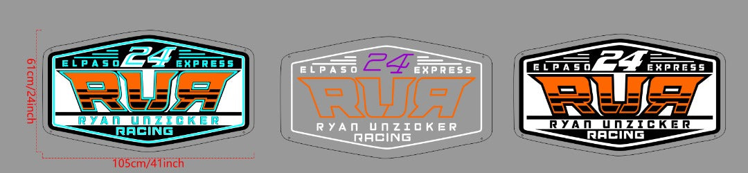 Ryan Unzicker El Paso Express Custom UV Print (Design Version 4)